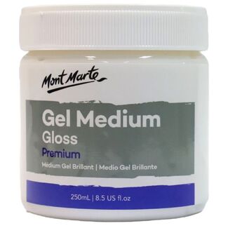 Mont Marte Acrylic Medium - Gloss Gel 250ml