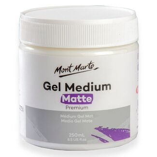 Mont Marte Acrylic Medium - Matt Gel 250ml