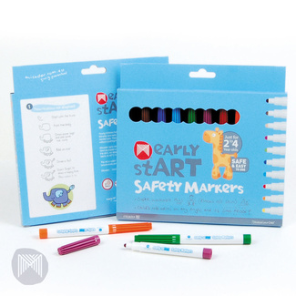 Micador Early Start Super Washable Safety Markers 10pc