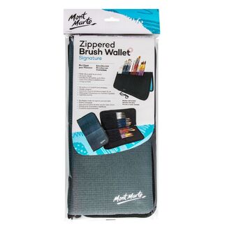 Mont Marte Zippered Paint Brush Wallet