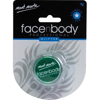 Mont Marte Face n Body Glitter 4g - Green
