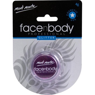 Mont Marte Face n Body Glitter 4g - Purple