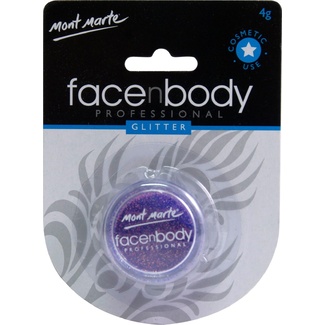 *Mont Marte Face n Body Glitter 4g - Irridescent Purple