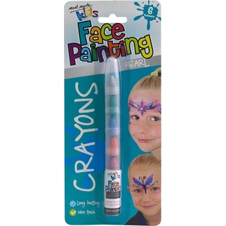 Mont Marte Kids Face Painting Crayons - Pearl