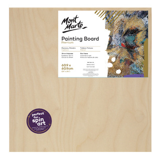 Mont Marte Premium Wooden Painting Board 24" x 24" - 60.9 x 60.9cm