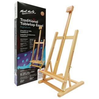 Mont Marte Desk Easel - Medium Traditional Style Beech Wood