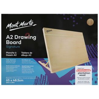 Mont Marte Drawing Board / Easel  With Elastic Band A2