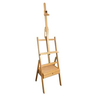 Mont Marte Signature Floor Easel - Tilting Box Easel Beech Wood