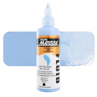 Matisse Fluid Acrylic 135ml S2 - Australian Sky Blue