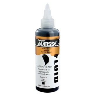 Matisse Fluid Acrylic 135ml S1 - Carbon Black