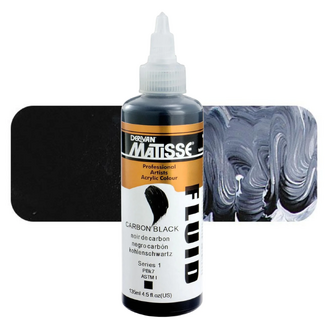 Matisse Fluid Acrylic 135ml S1 - Carbon Black