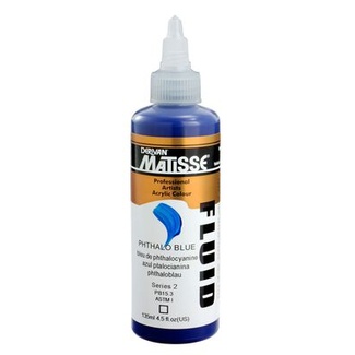 Matisse Fluid Acrylic 135ml S2 - Phthalo Blue