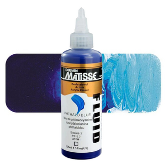 Matisse Fluid Acrylic 135ml S2 - Phthalo Blue