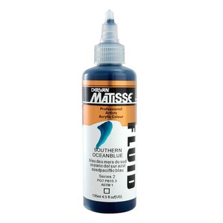 Matisse Fluid Acrylic 135ml S2 - Southern Ocean Blue