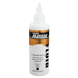 Matisse Fluid Acrylic 135ml S1 - Titanium White