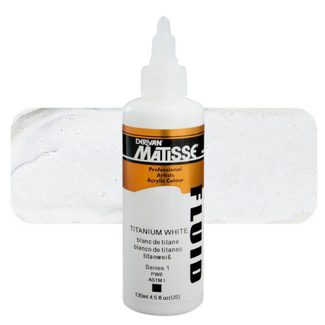 Matisse Fluid Acrylic 135ml S1 - Titanium White