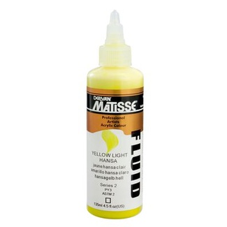 Matisse Fluid Acrylic 135ml S2 - Yellow Light Hansa