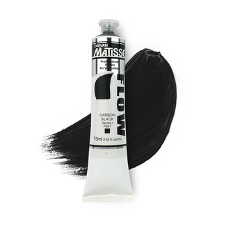 Matisse Flow Acrylic 75ml S1 - Carbon Black