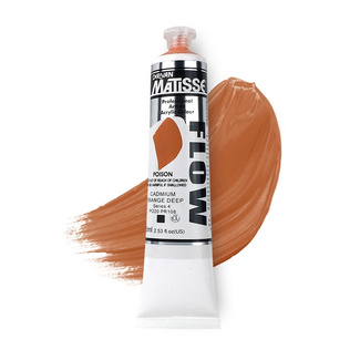 Matisse Flow Acrylic 75ml S4 - Cadmium Orange Deep