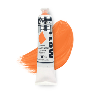 Matisse Flow Acrylic 75ml S4 - Cadmium Orange
