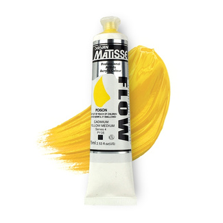 Matisse Flow Acrylic 75ml S4 - Cadmium Yellow Medium