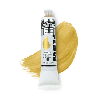 Matisse Flow Acrylic 75ml S4 - Metallic Light Gold