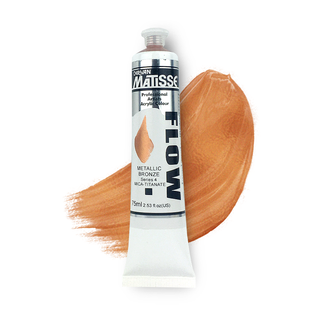 Matisse Flow Acrylic 75ml S4 - Metallic Bronze