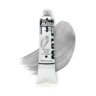 Matisse Flow Acrylic 75ml S4 - Metallic Silver