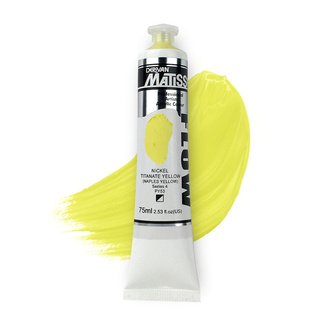 Matisse Flow Acrylic 75ml S4 - Nickel Titanate Yellow