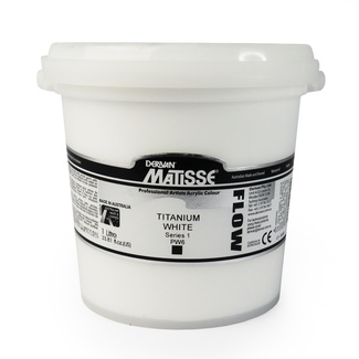 Matisse Flow Acrylic 1L S1 - Titanium White