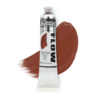 Matisse Flow Acrylic 75ml S3 - Transparent Red Oxide