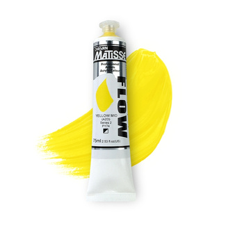 Matisse Flow Acrylic 75ml S2 - Yellow Mid Azo