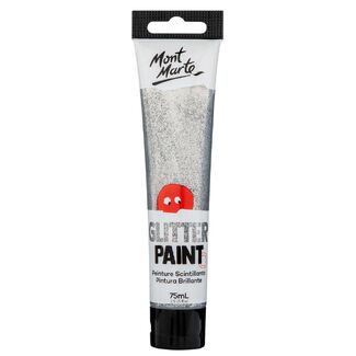 Mont Marte Kids - Glitter Paint 75ml - Silver