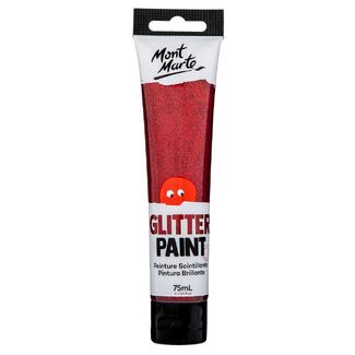 Mont Marte Kids - Glitter Paint 75ml - Red