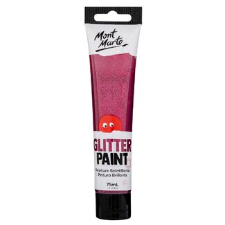 Mont Marte Kids - Glitter Paint 75ml - Hot Pink
