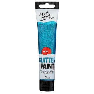 Mont Marte Kids - Glitter Paint 75ml - Light Blue