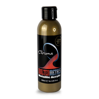 Chroma Molten Metals Acrylic Paint 250ml - Aged Bronze