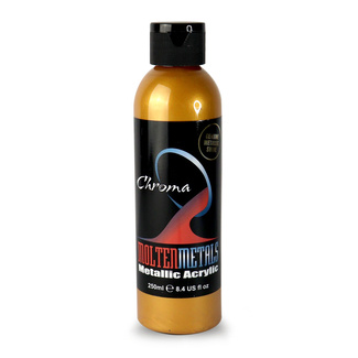 Chroma Molten Metals Acrylic Paint 250ml - Xanadu Gold