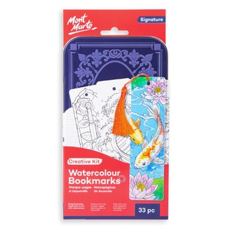 Mont Marte Signature Watercolour Bookmarks Set 33pc