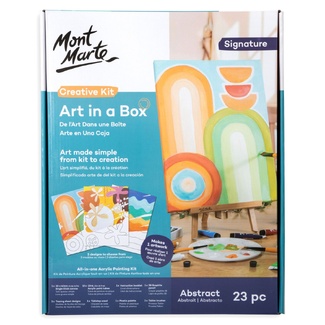 Mont Marte Art in a Box Creative Kit - Abstract 23pc