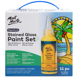 Mont Marte Stained Glass Paint Set 11pc
