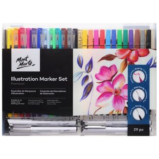*Mont Marte Premium Marker Set - Illustration Marker Set 29pc