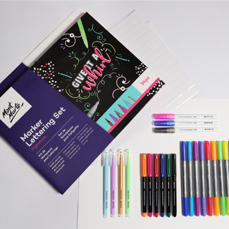 *Mont Marte Signature Marker Set - Lettering Marker Set 34pc