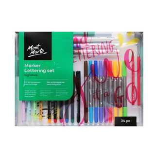 Mont Marte 34 pc Marker Lettering Set