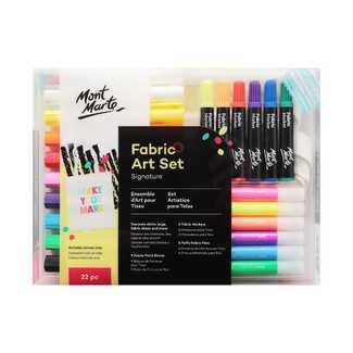 Mont Marte Signature Fabric Art 22pc Set