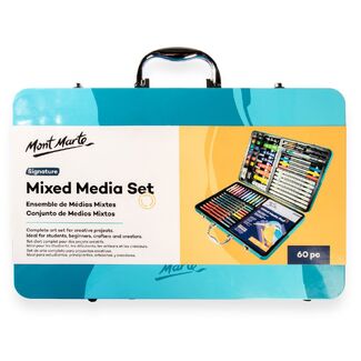 Mont Marte Signature Mixed Media Set in Tin 60pc