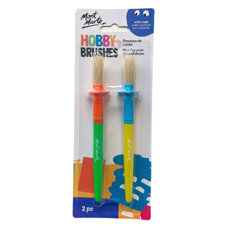 Mont Marte Kids - Hobby Brushes with Rest 2pc