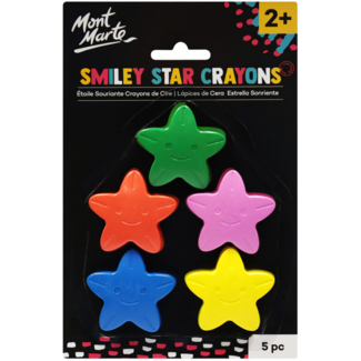 *Mont Marte Kids - Smiley Star Crayons 5pc
