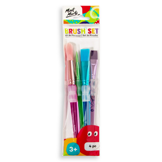 Mont Marte Kids Brush Set 4pc