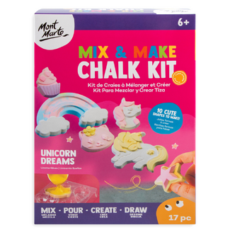 Mont Marte Mix & Make Chalk Kit - Unicorn Dreams 17pc